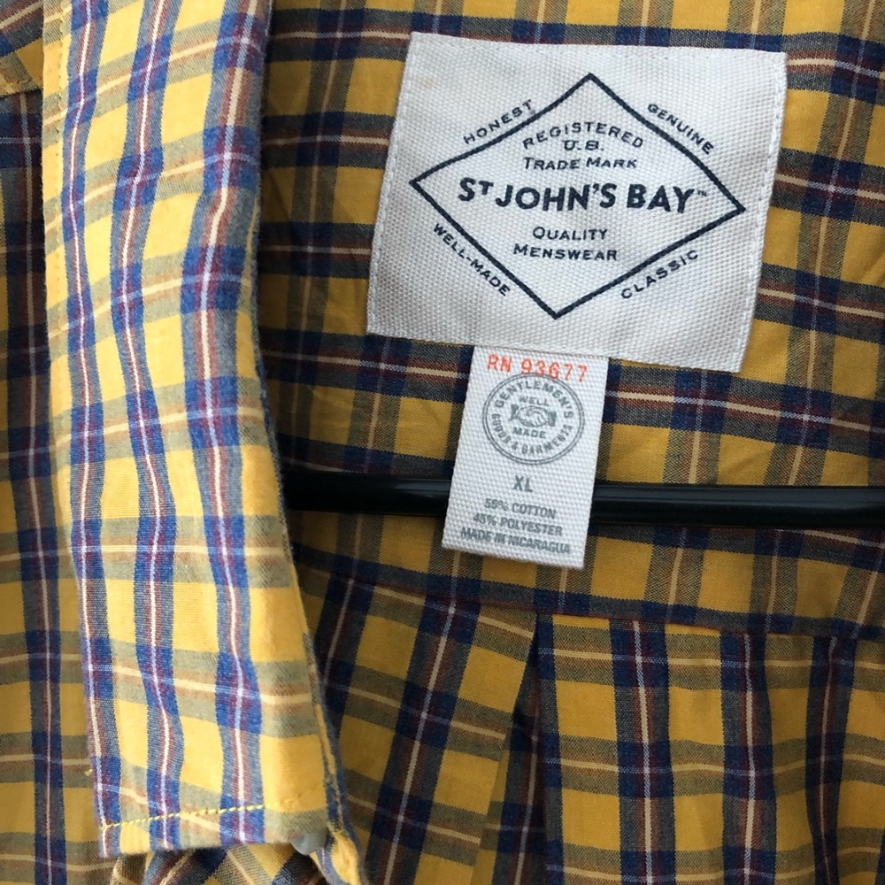 Checkered Long Sleeve Shirt Size XL